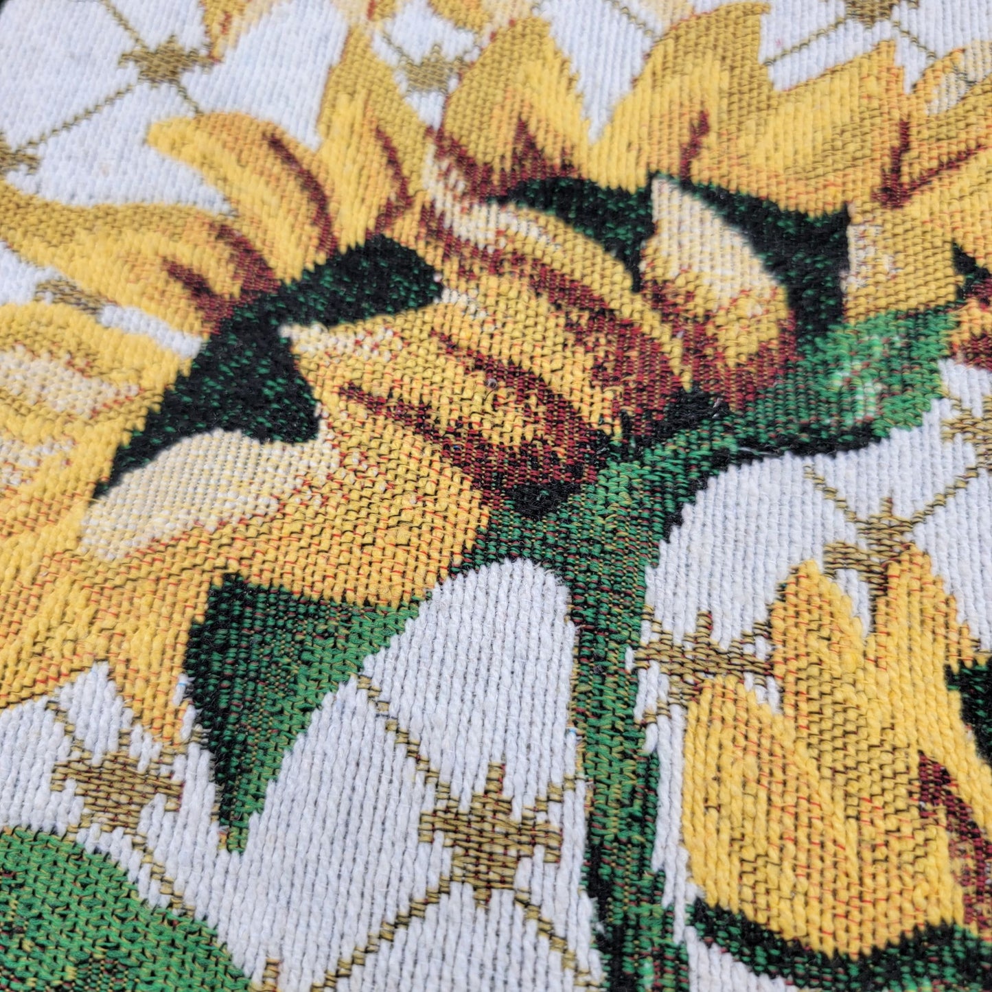 Floral Sunflower & Butterfly Tapestry Placemats Set Of 2