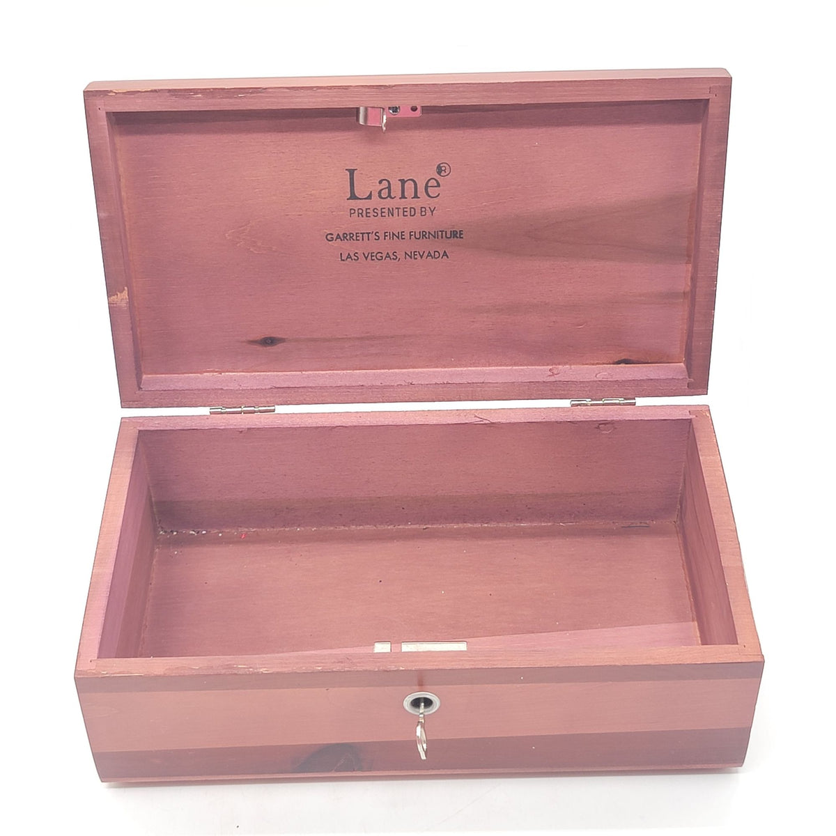 1960s Vintage Miniature Lane Cedar Chest Salesmans Sample Box with Key #3
