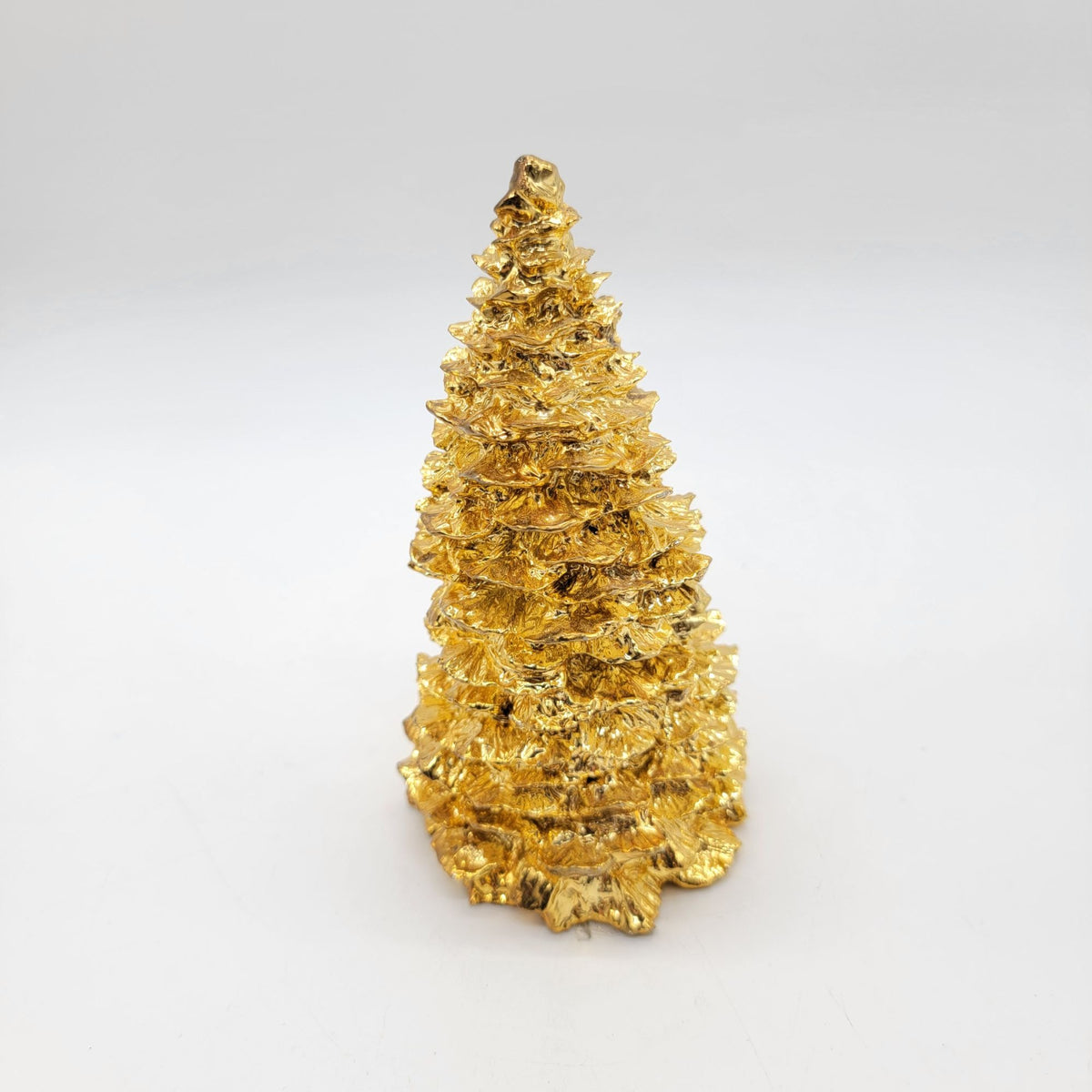 1994 Enesco Gold Metallic Christmas Tree