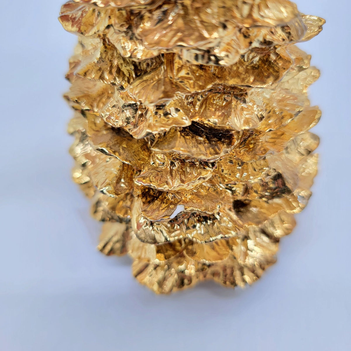 1994 Enesco Gold Metallic Christmas Tree