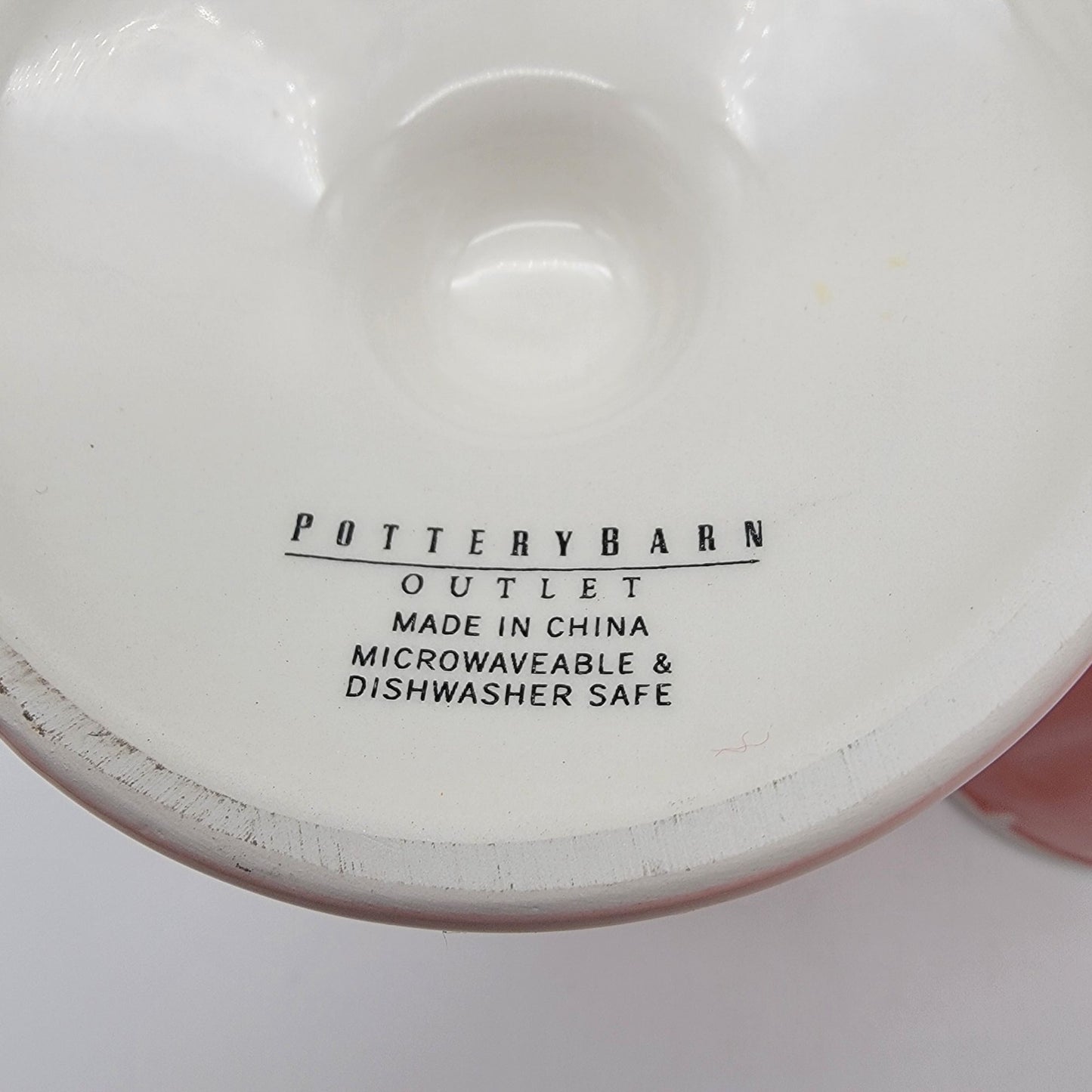 Pair Of Pottery Barn Pink Milkshake Parfait Cups Retired