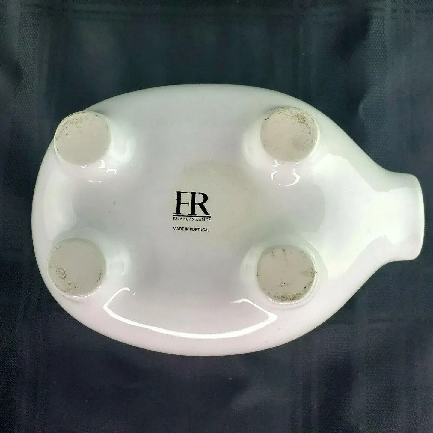 Faiancas Ramos Made in Portugal Pig Planter White