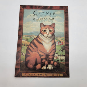 Catnip Offset Lithograph By Lucy Gould Cat Art Print