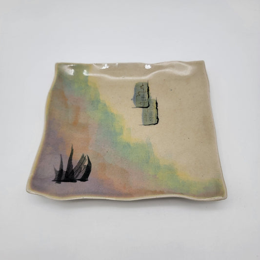 John Staple Southwest Art Pottery Plate Dish