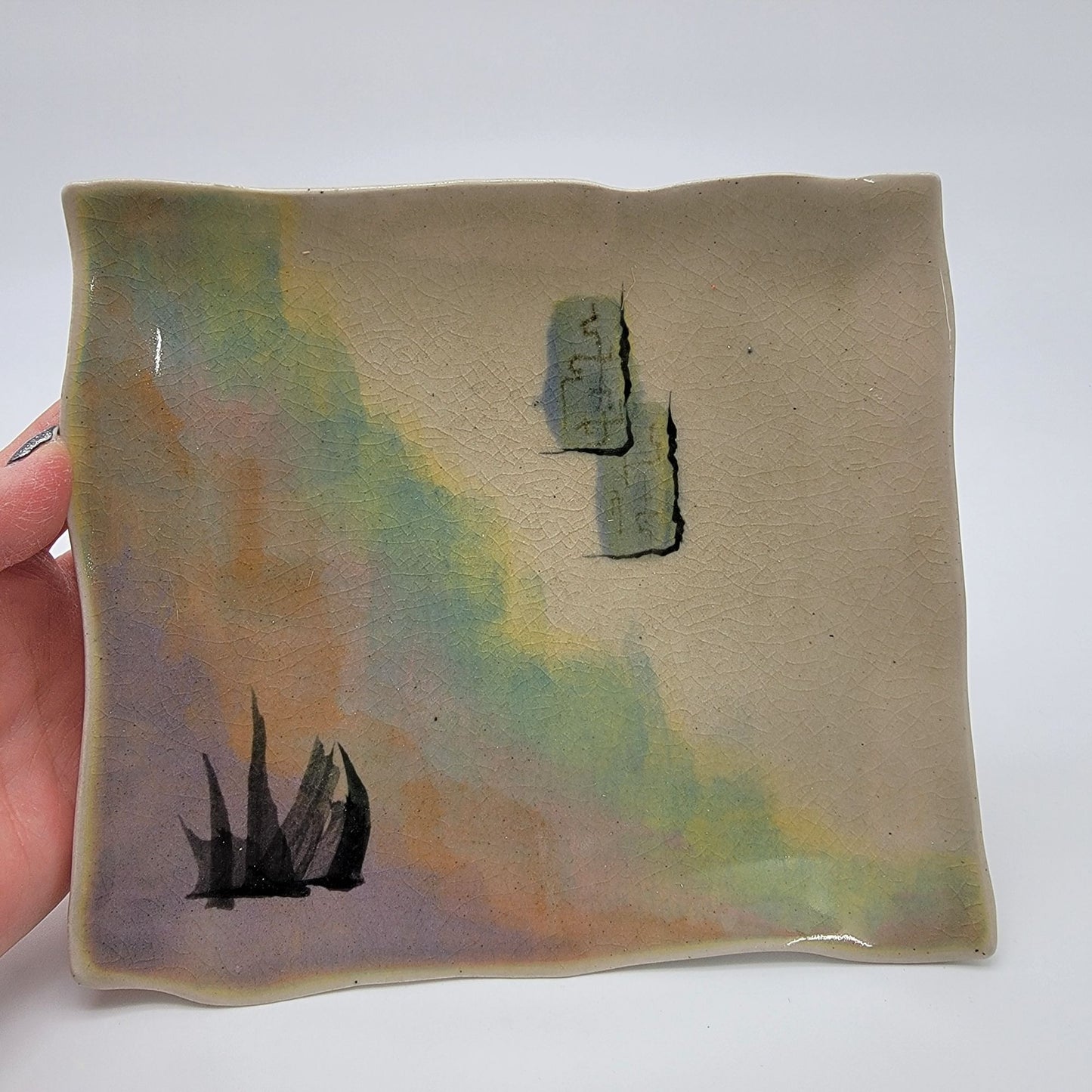 John Staple Southwest Art Pottery Plate Dish