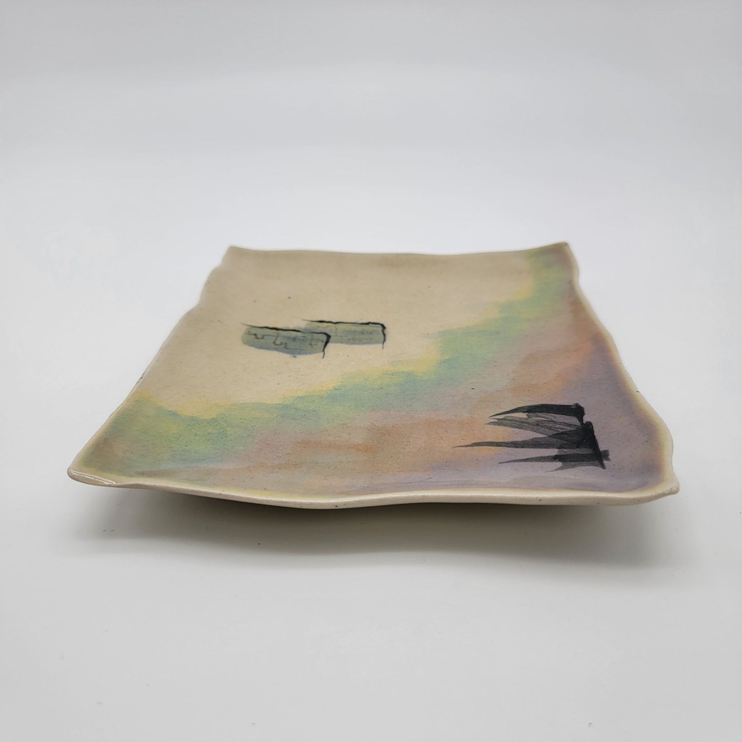 John Staple Southwest Art Pottery Plate Dish