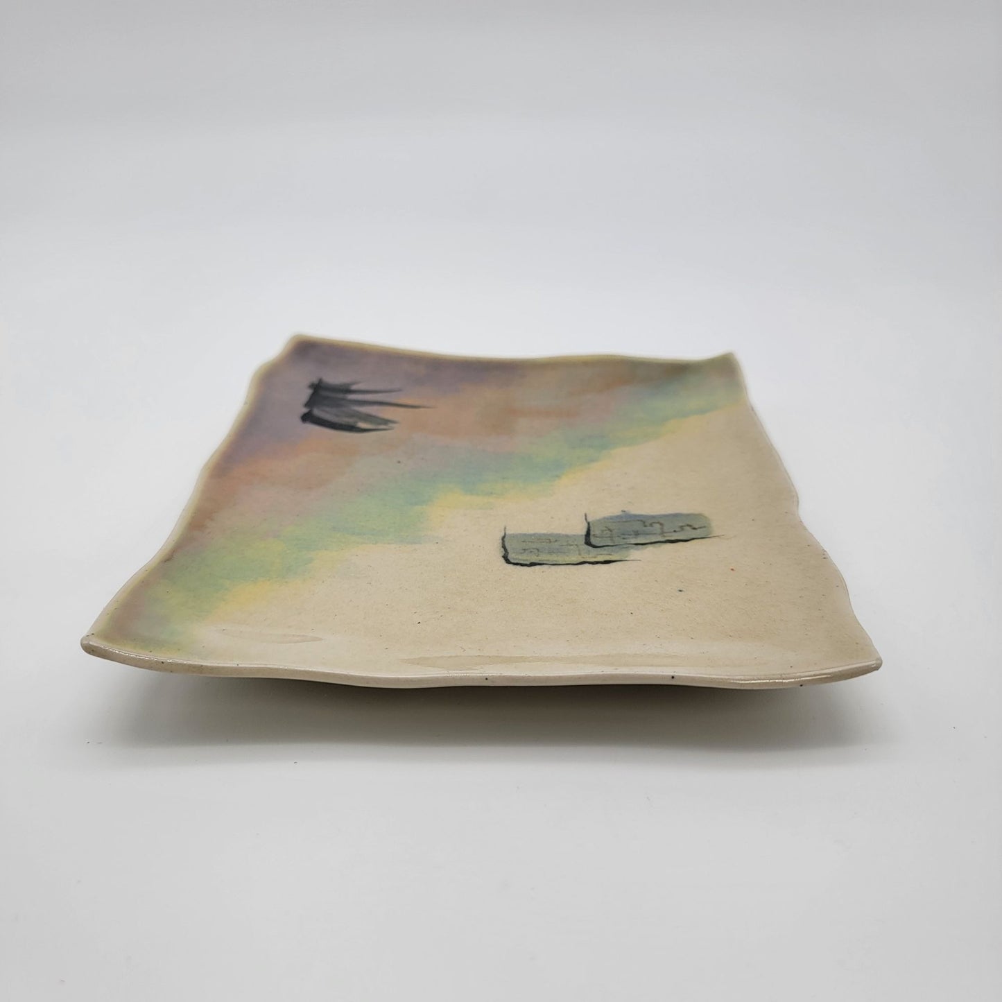 John Staple Southwest Art Pottery Plate Dish