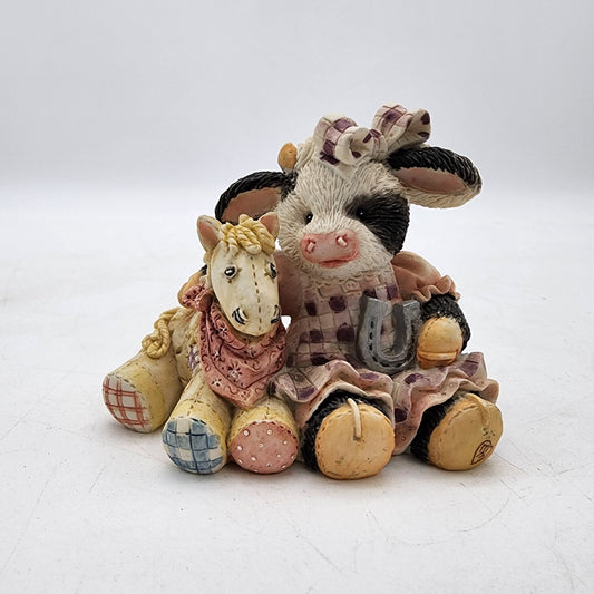 Enesco Mary's Moo Moos "Im Lucky To Know You" Figurine