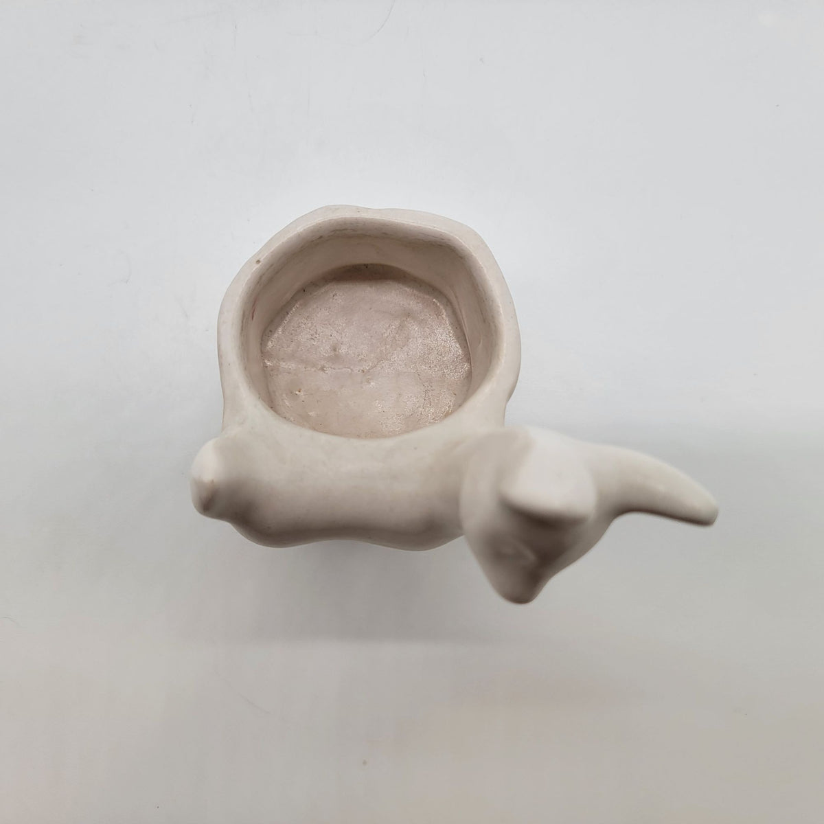1940s White Royal Haeger Deer Fawn Planter