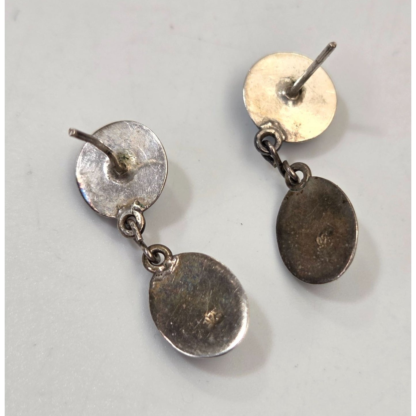 Larimar Sterling Silver Dangle Earrings