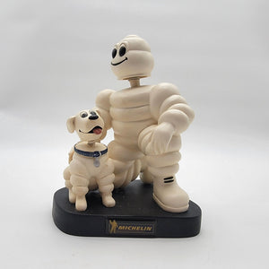 Michelin Man Bobblehead Figurine Bibendum and Bubbles the Dog Michelin Tire Company