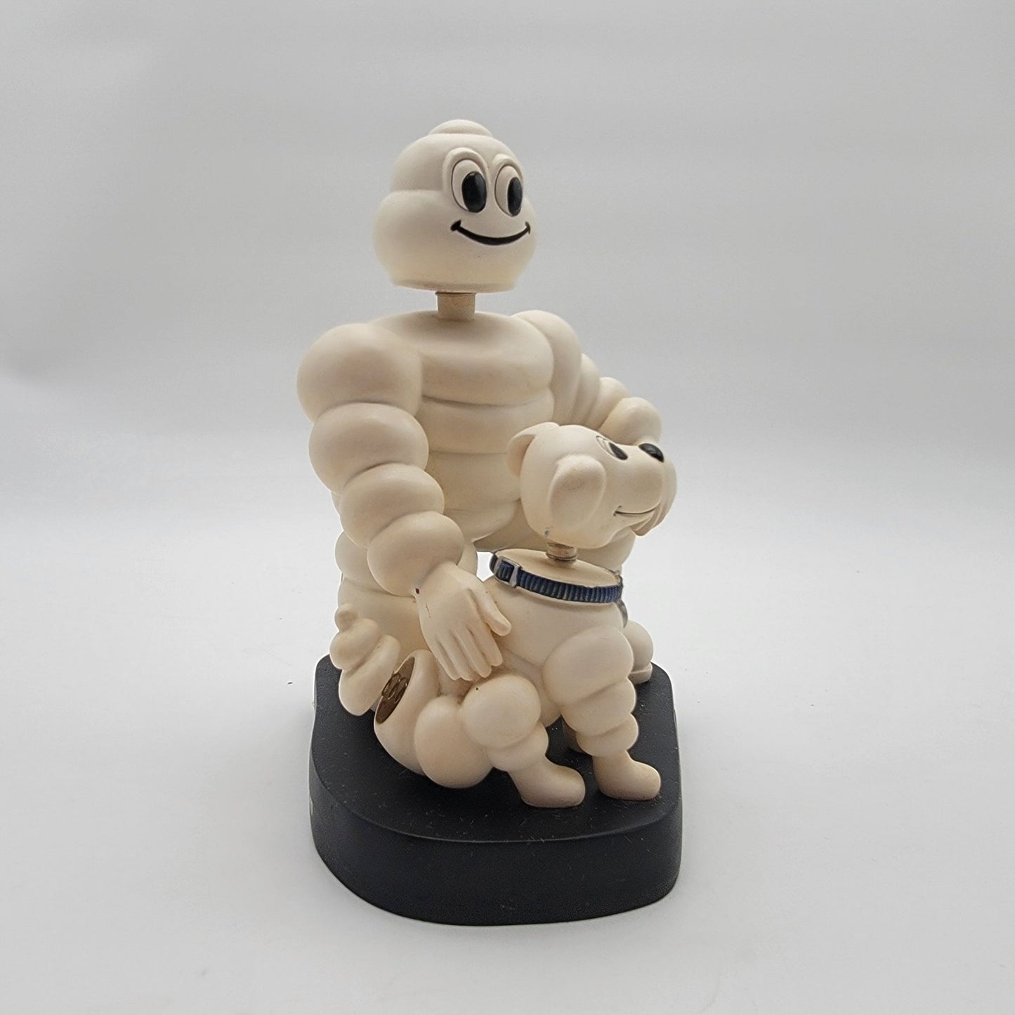 Michelin Man Bobblehead Figurine Bibendum and Bubbles the Dog Michelin Tire Company