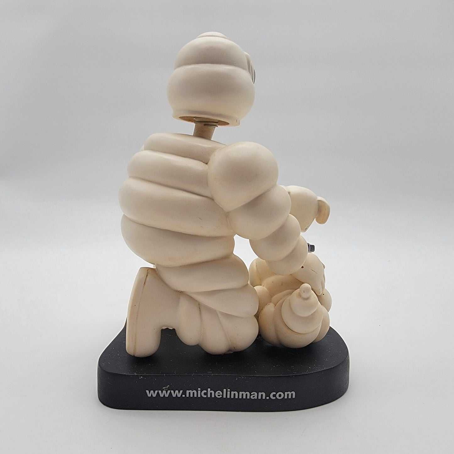 Michelin Man Bobblehead Figurine Bibendum and Bubbles the Dog Michelin Tire Company