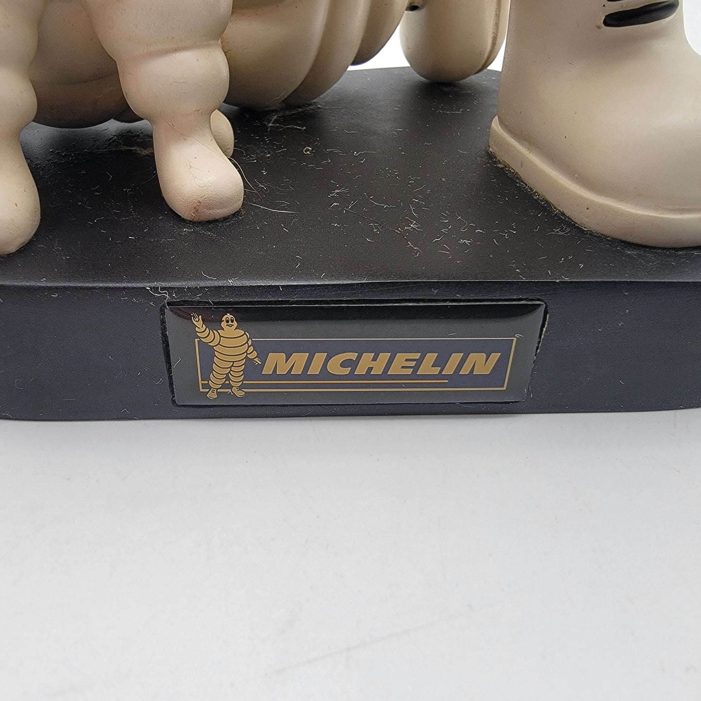 Michelin Man Bobblehead Figurine Bibendum and Bubbles the Dog Michelin Tire Company