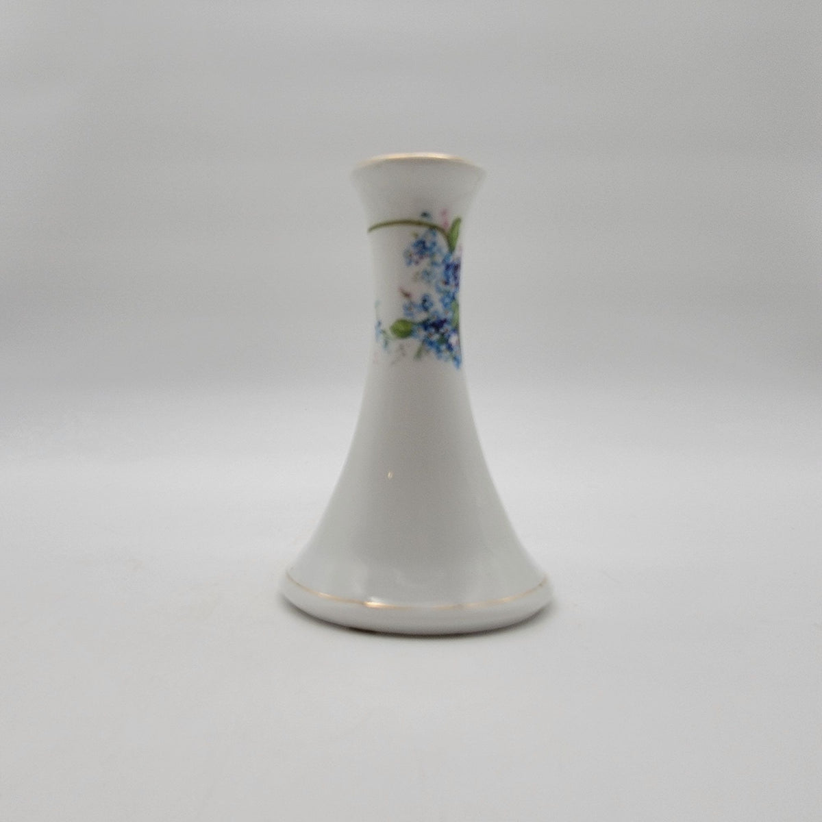 Antique Z.S. & Co. Bavaria Porcelain Dresser Vanity Set Forget-Me-Nots
