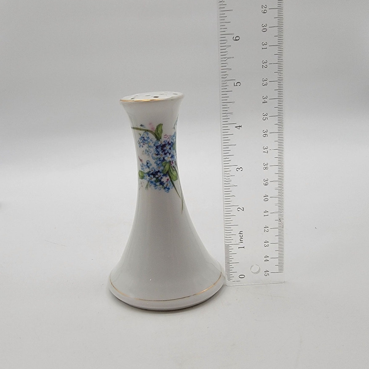 Antique Z.S. & Co. Bavaria Porcelain Dresser Vanity Set Forget-Me-Nots