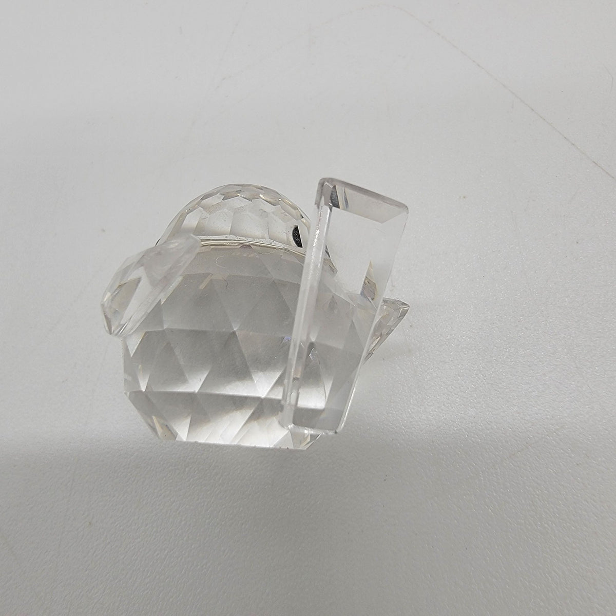 Swarovski Silver Crystal Mini Baby Chickadee Bird Figurine In Original Box