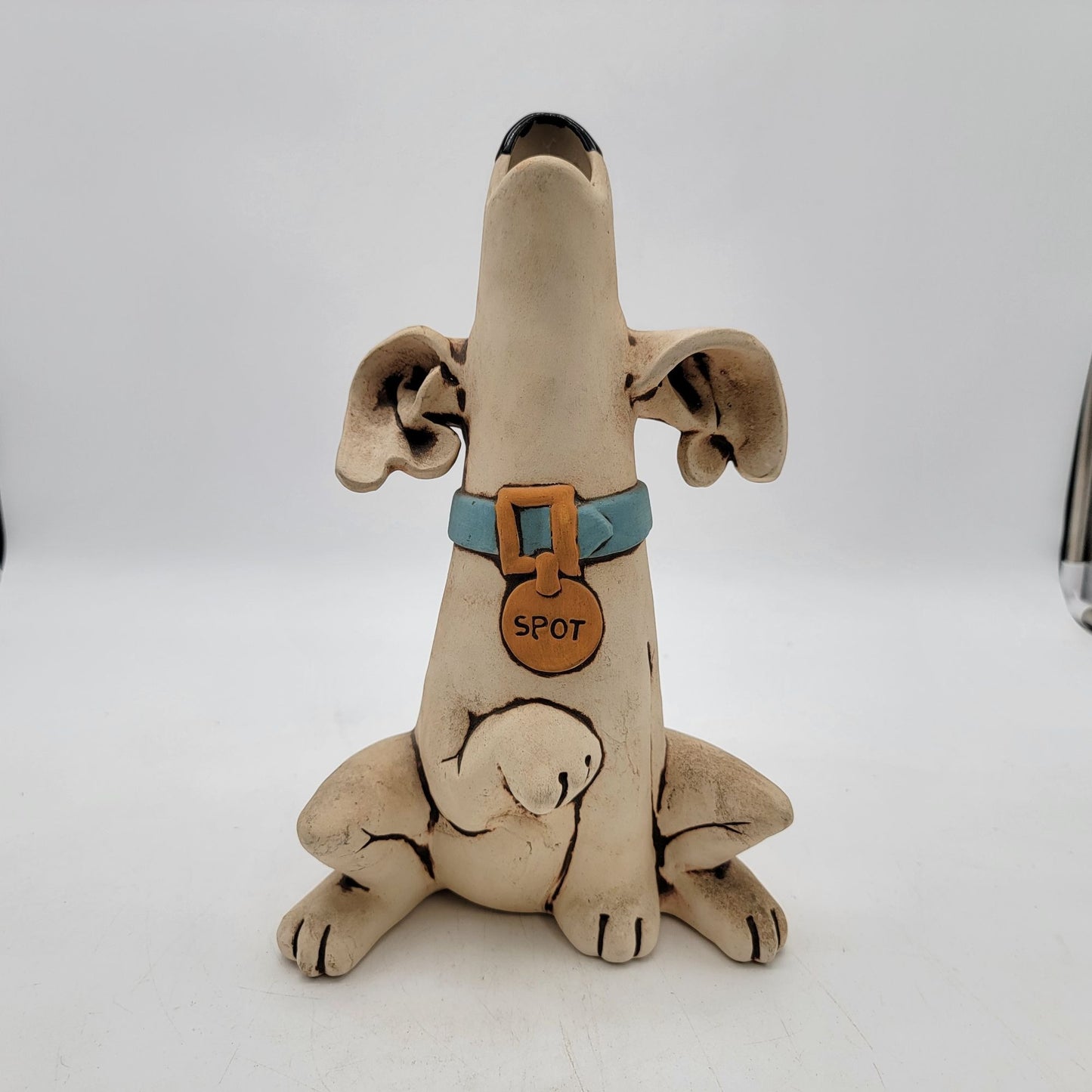 C Butler Jones Pottery Whimsical Dog Sculpture