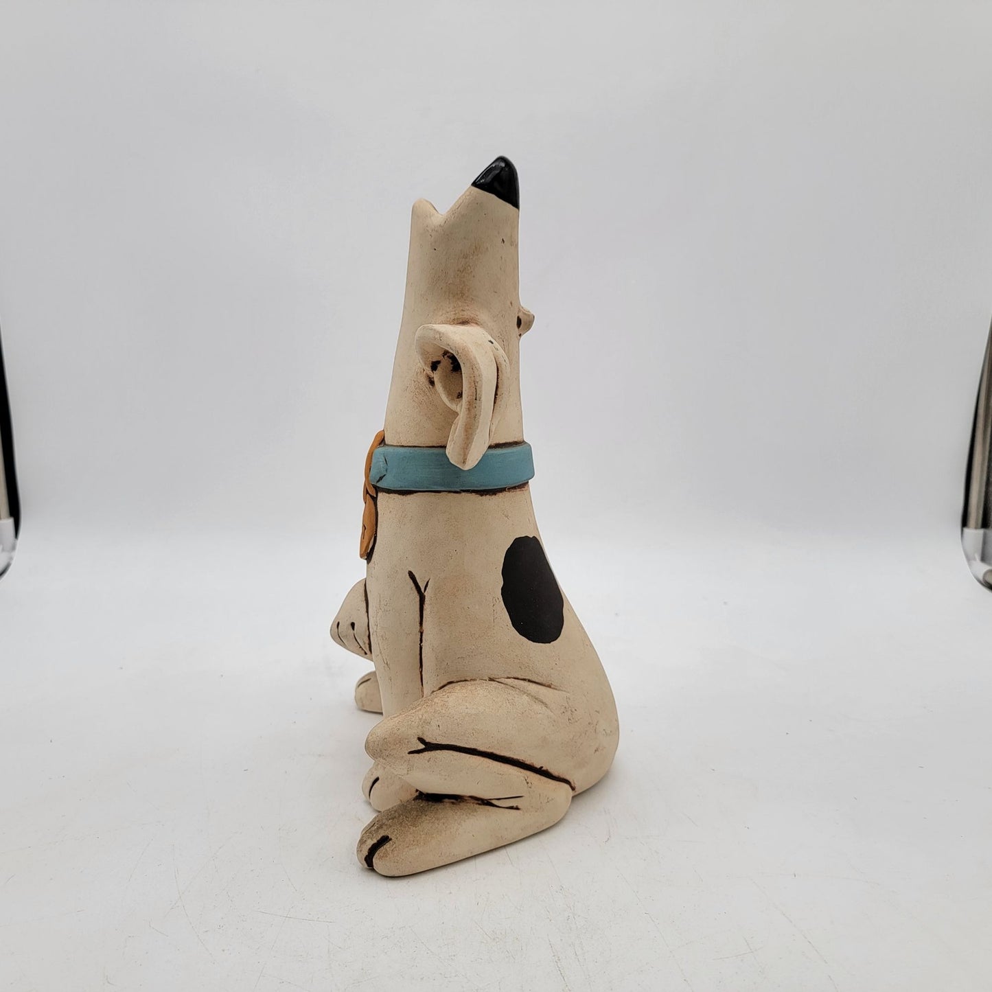 C Butler Jones Pottery Whimsical Dog Sculpture