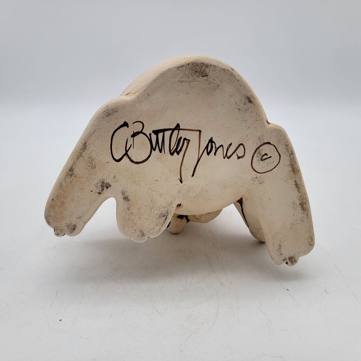 C Butler Jones Pottery Whimsical Dog Sculpture