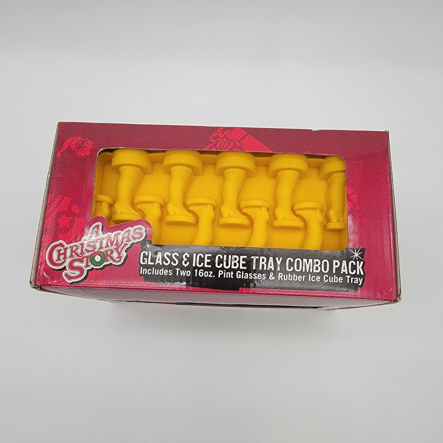 A Christmas Story Glass & Ice Cube Tray Combo Pack