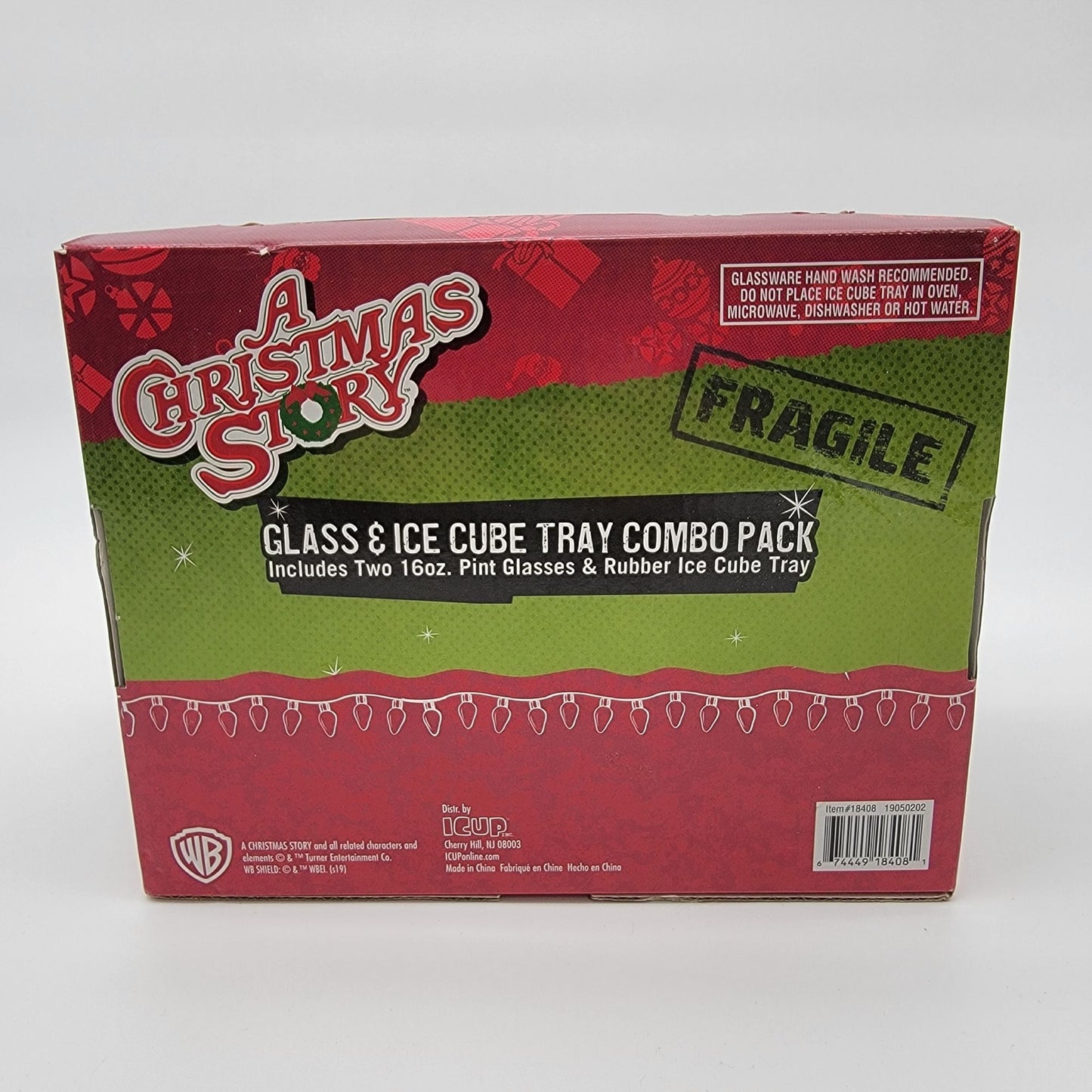A Christmas Story Glass & Ice Cube Tray Combo Pack