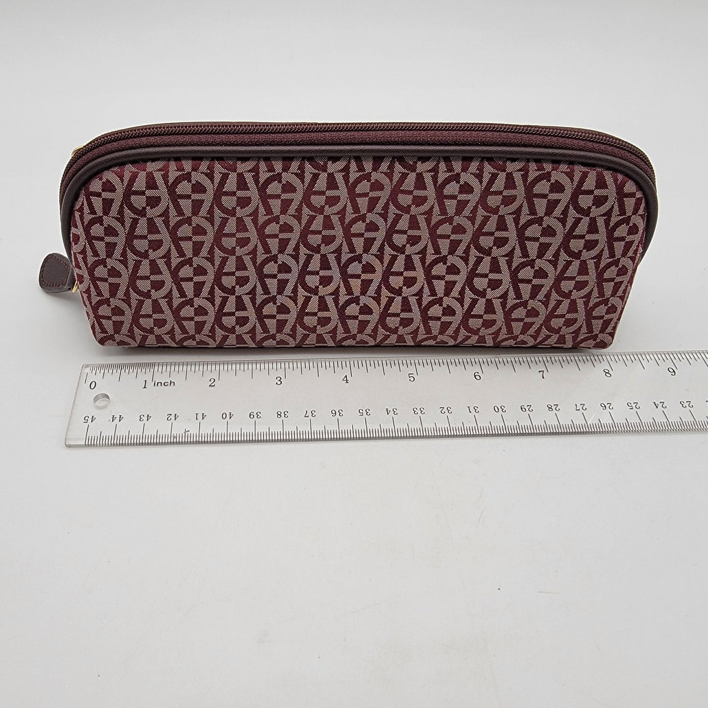 Etienne Aigner Monogram Signature Canvas Cosmetic Bag & Wallet Set