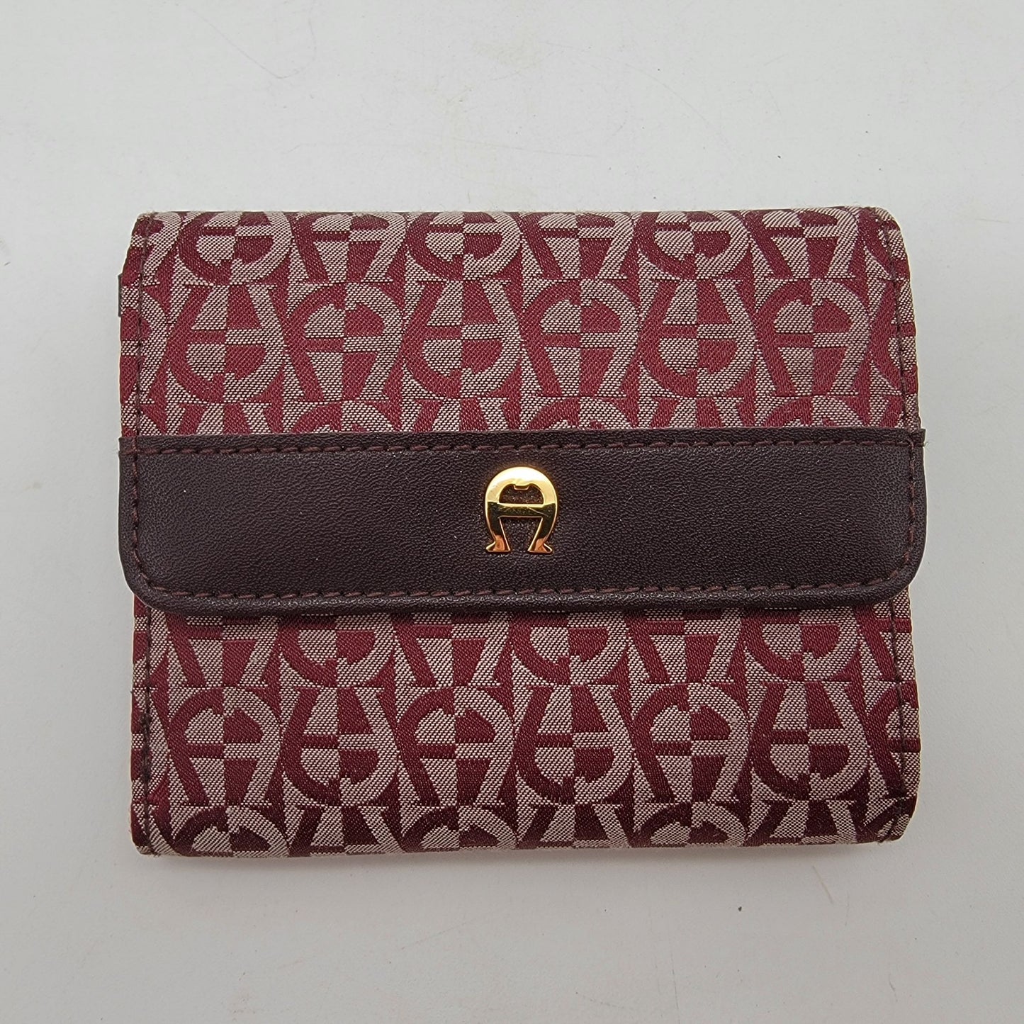 Etienne Aigner Monogram Signature Canvas Cosmetic Bag & Wallet Set