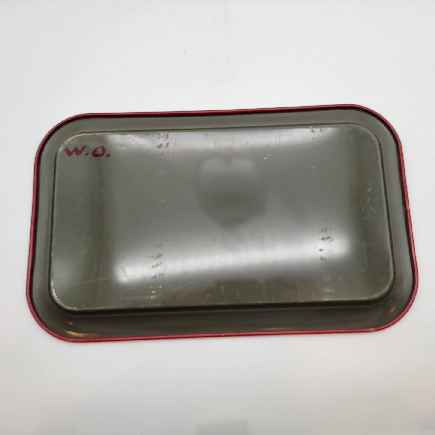 Set Of 3 Mid-Century Metal Snack Trays With Chicken