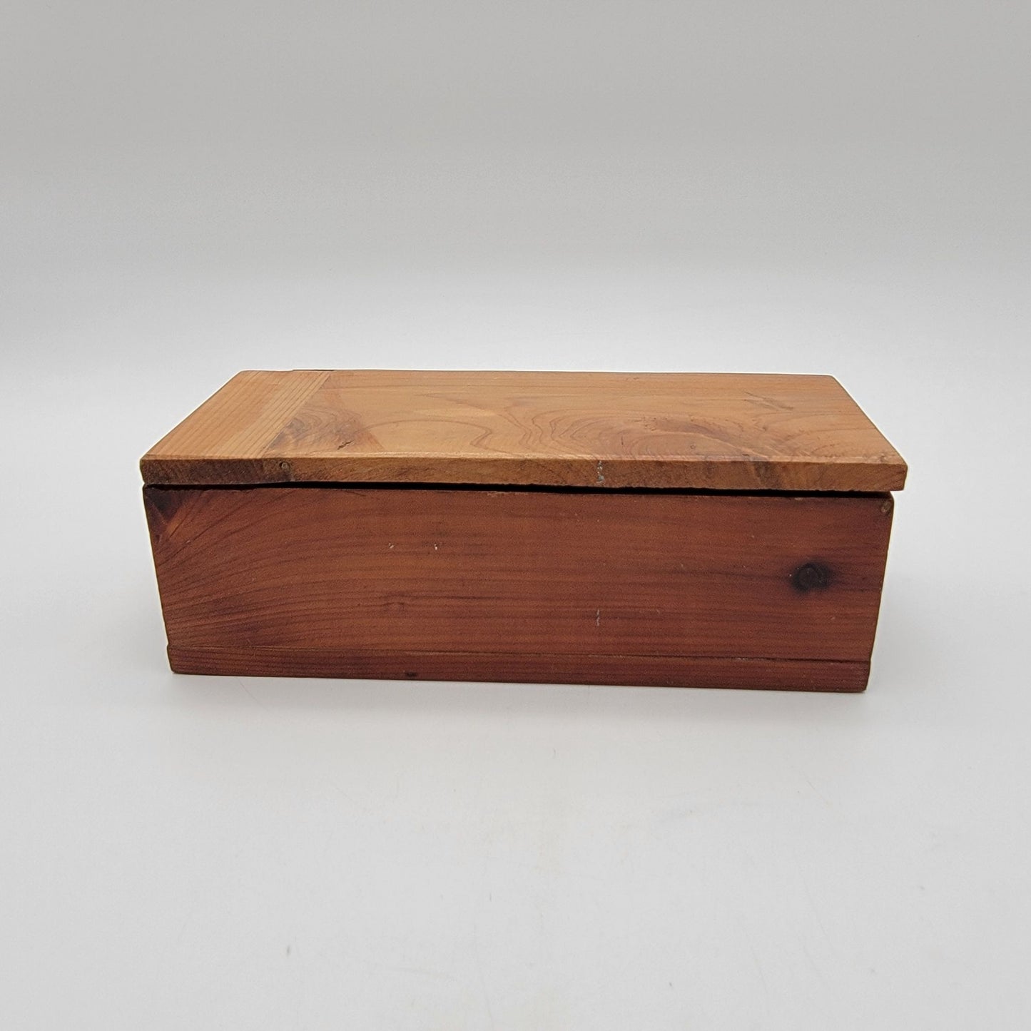 Vintage Primitive Wooden Keepsake Box