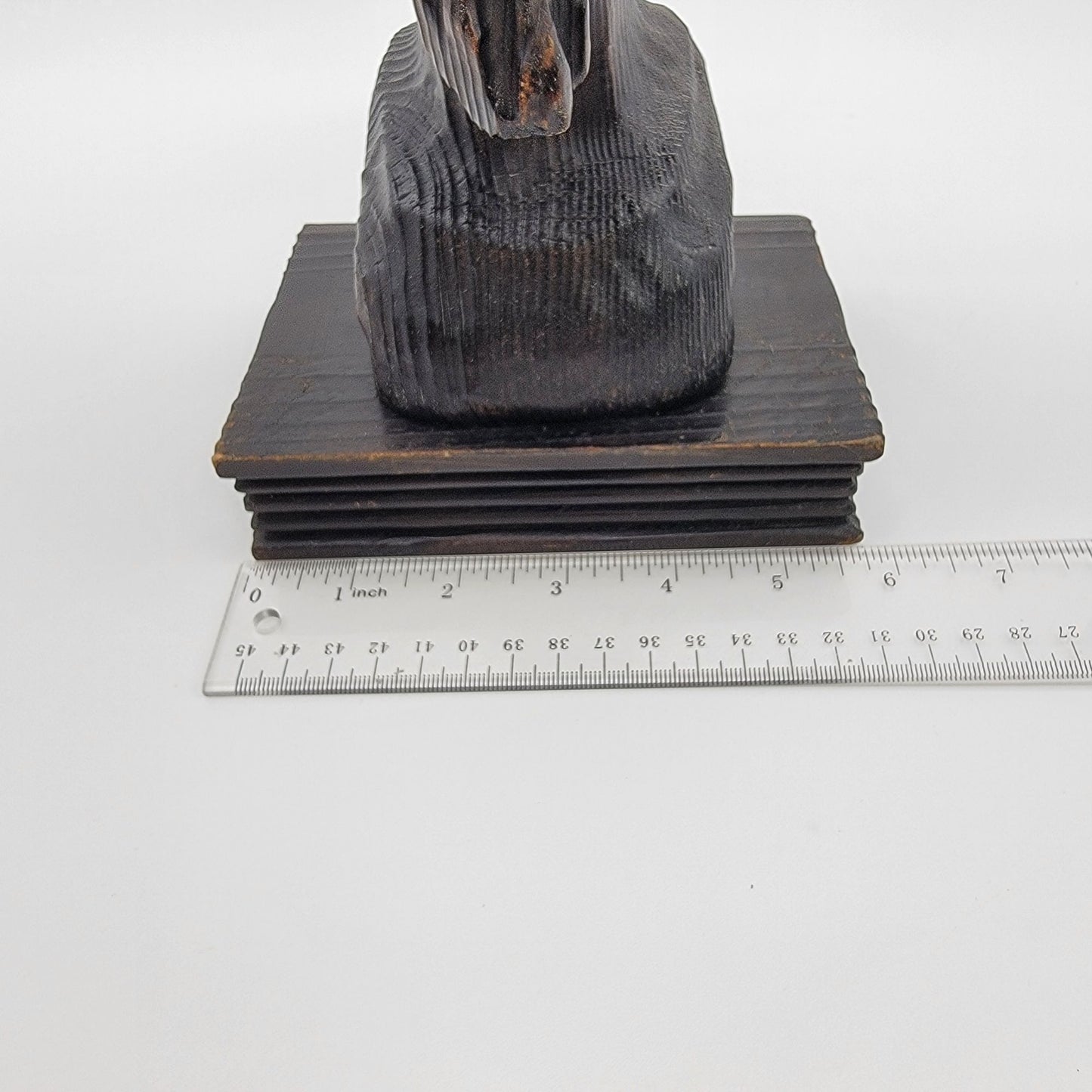 Vintage Hand Carved Don Quixote Spanish Wood Sculpture