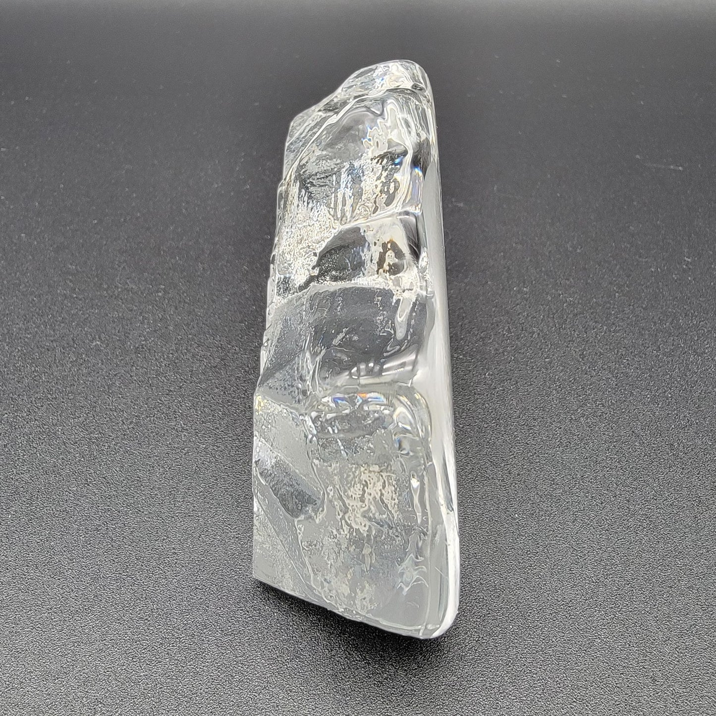 Mats Jonasson Crystal Baby Seal Paperweight Signed Sweden 33150