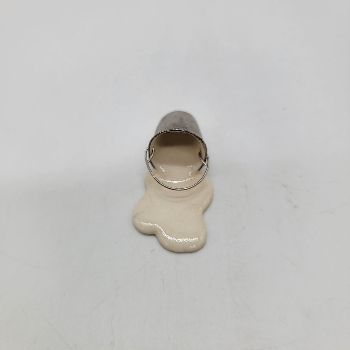 Vintage Hagen-Renaker Miniature Spilled Milk Pail Bucket Figurine #239