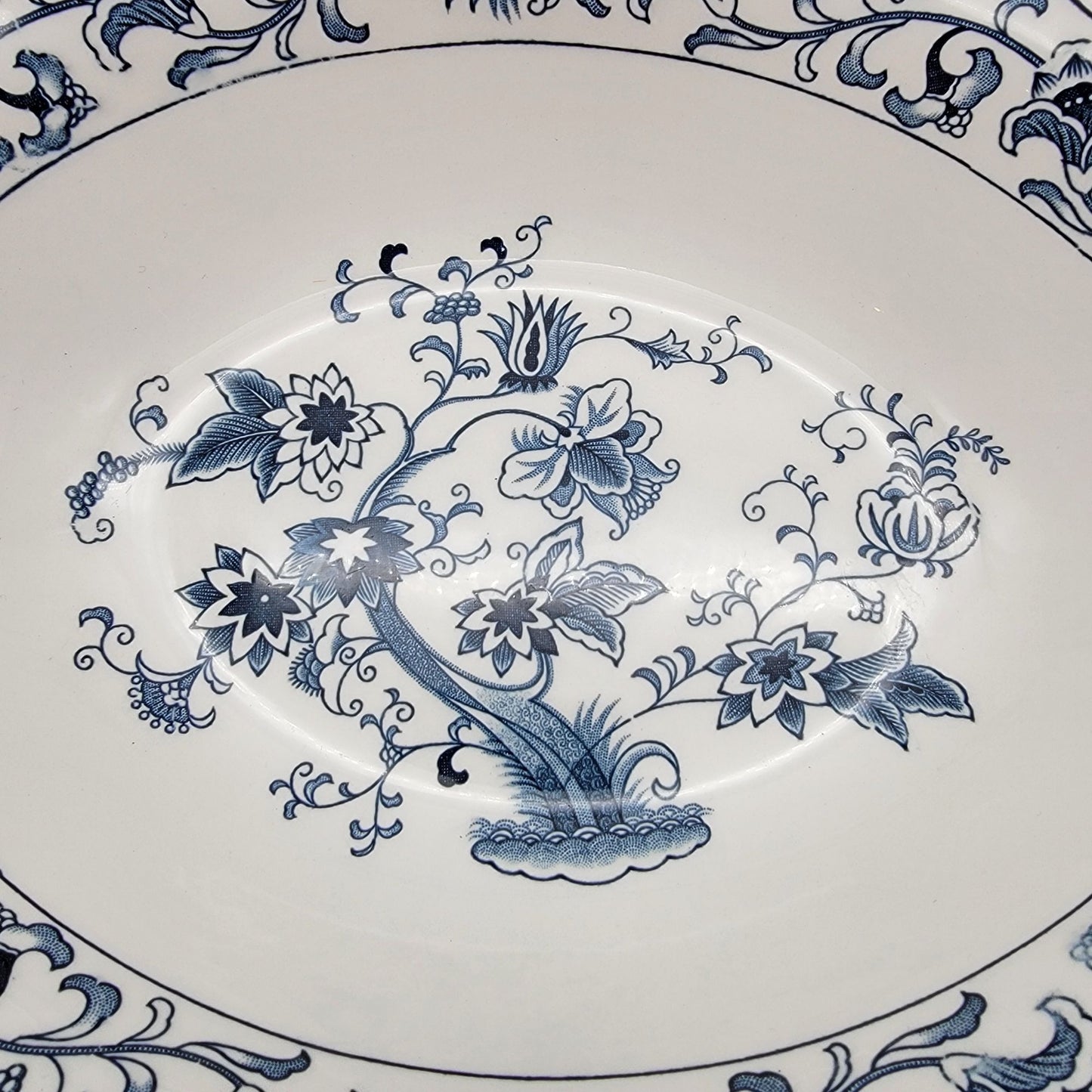 Vintage Nikko Ming Tree Vegetable Serving Bowl