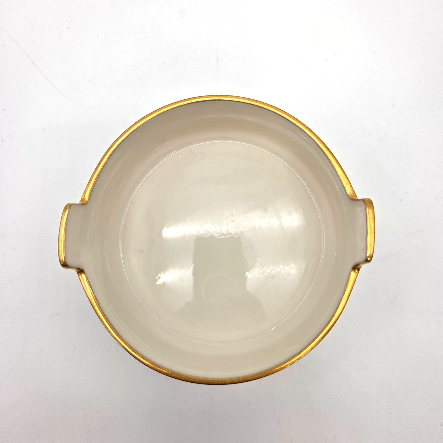 Vintage Lenox Ming Butter Tub Black Mark