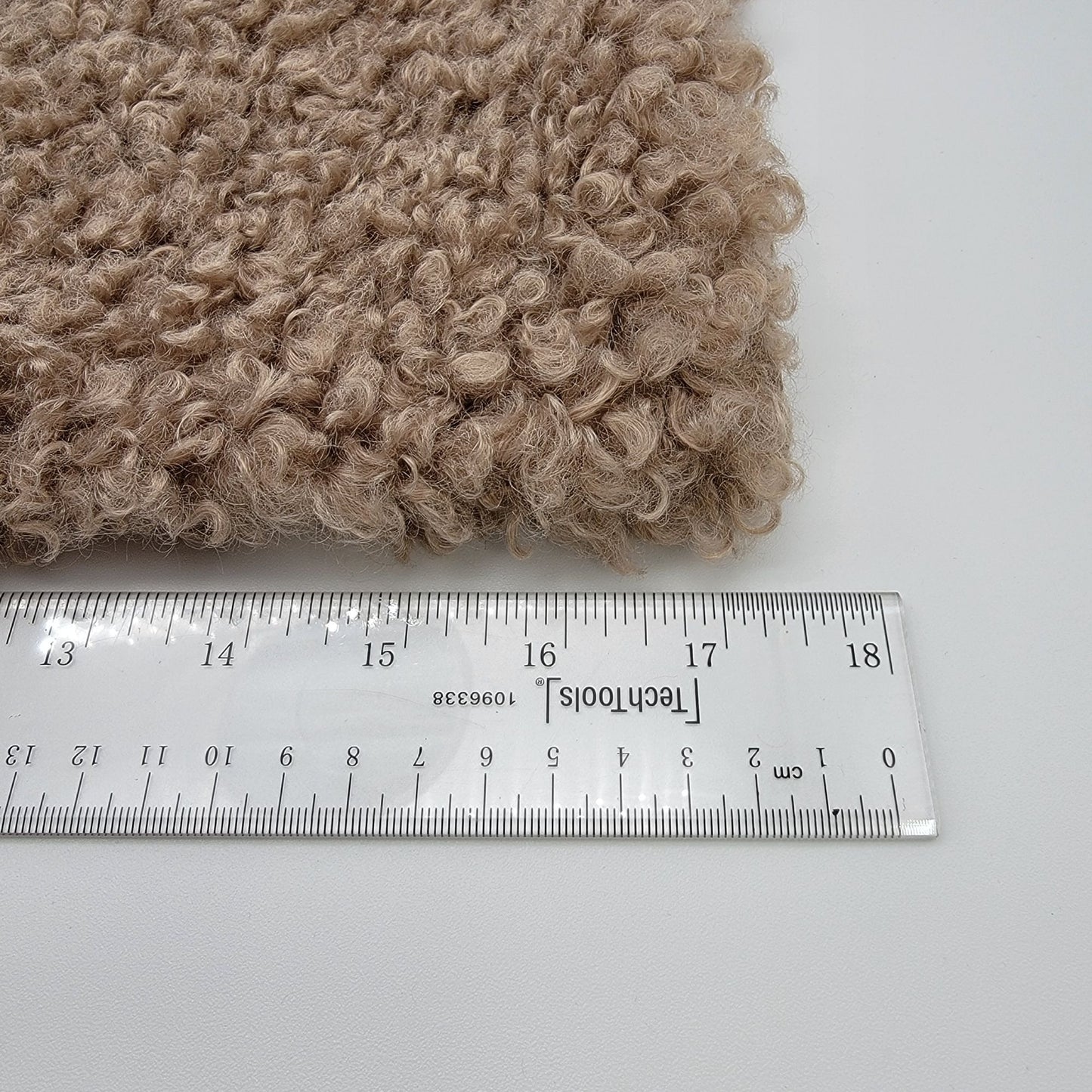 Genuine Curly Sheep Wool Throw Pillow Cover