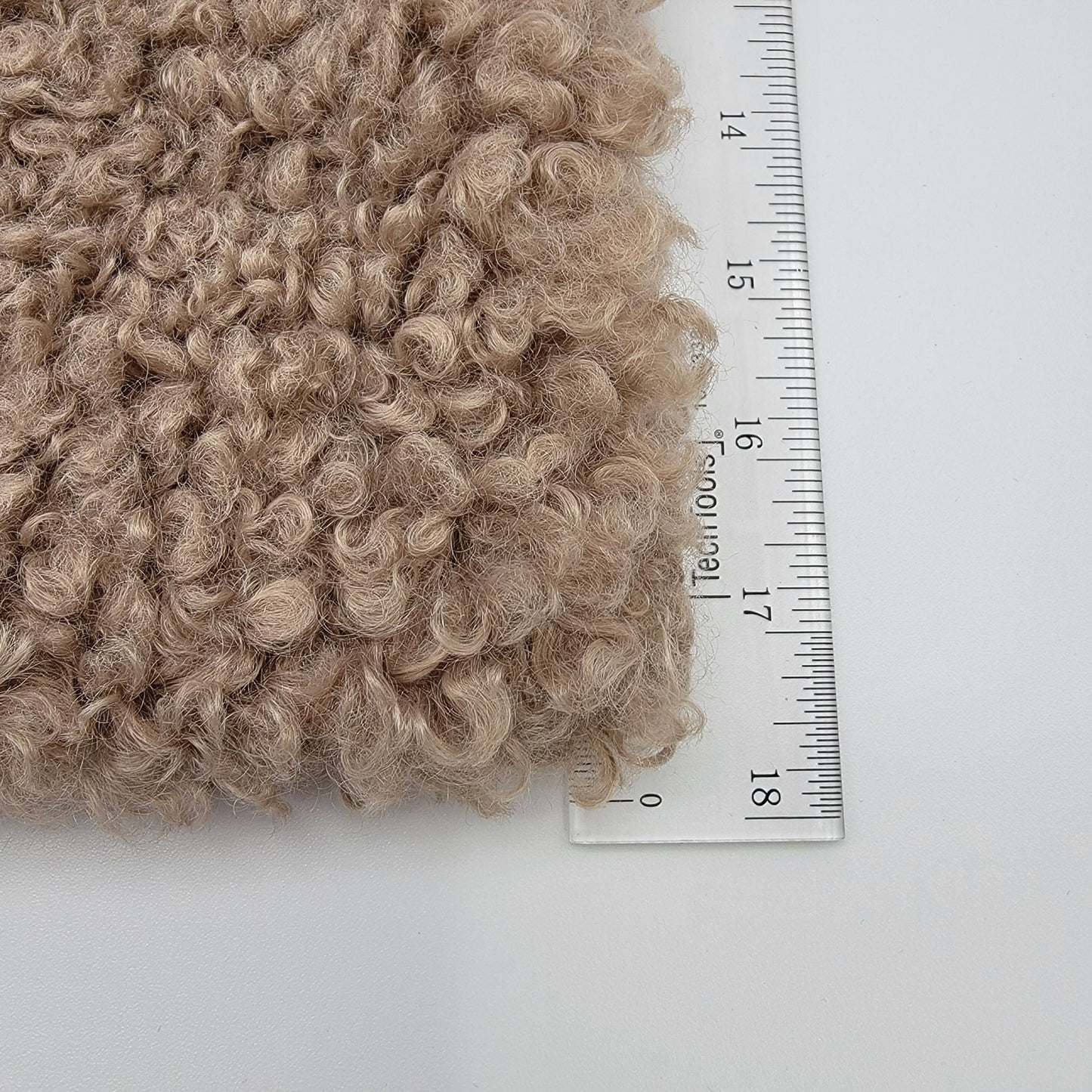 Genuine Curly Sheep Wool Throw Pillow Cover