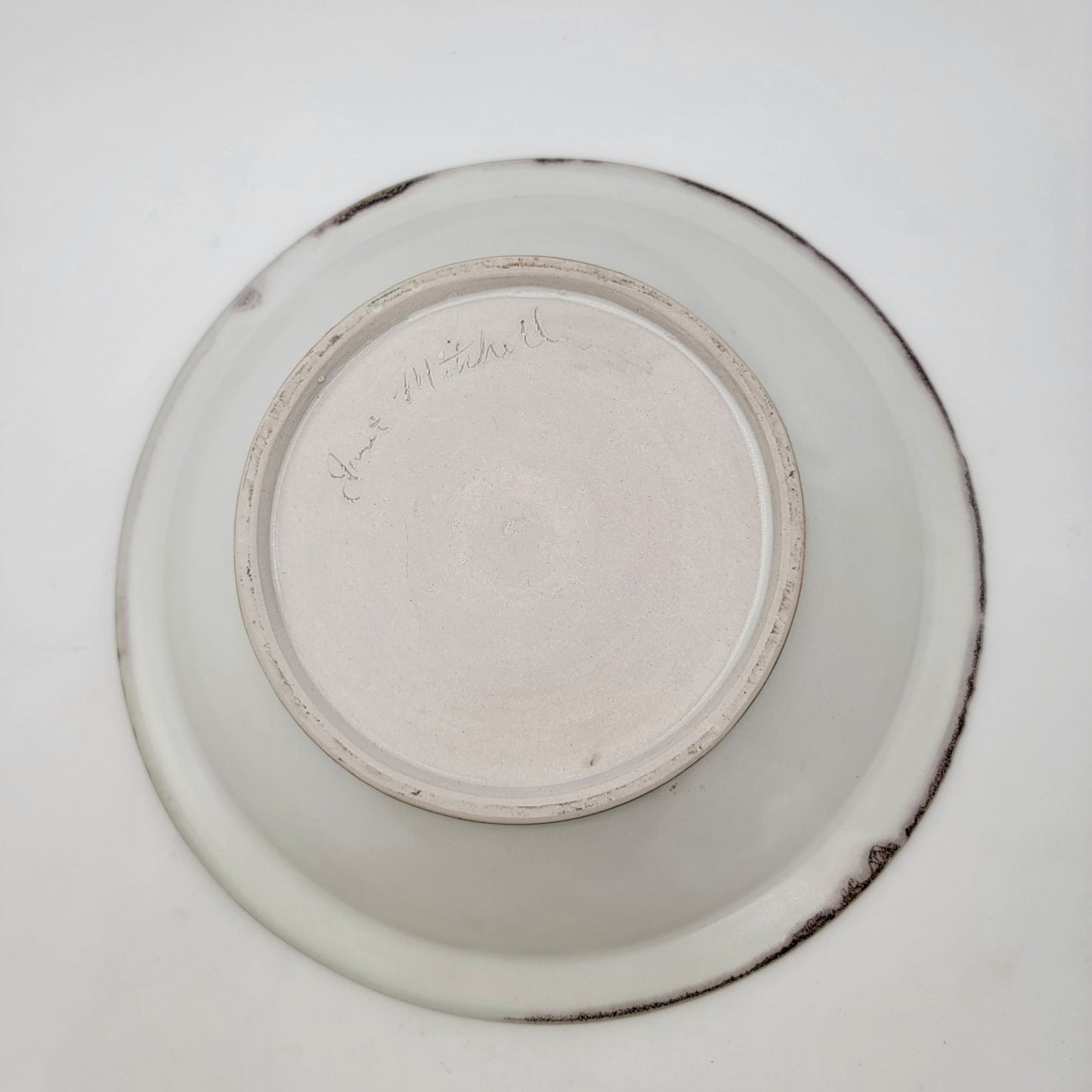 Vintage Signed Janet Mitchell Art Pottery Bowl Hand Painted