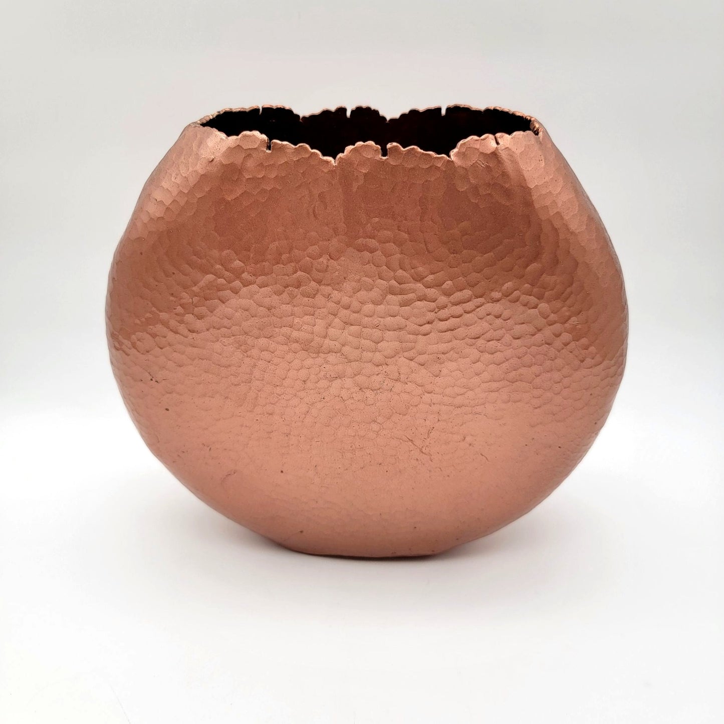 Deb Lilly Design Hammered Copper Metal Vase