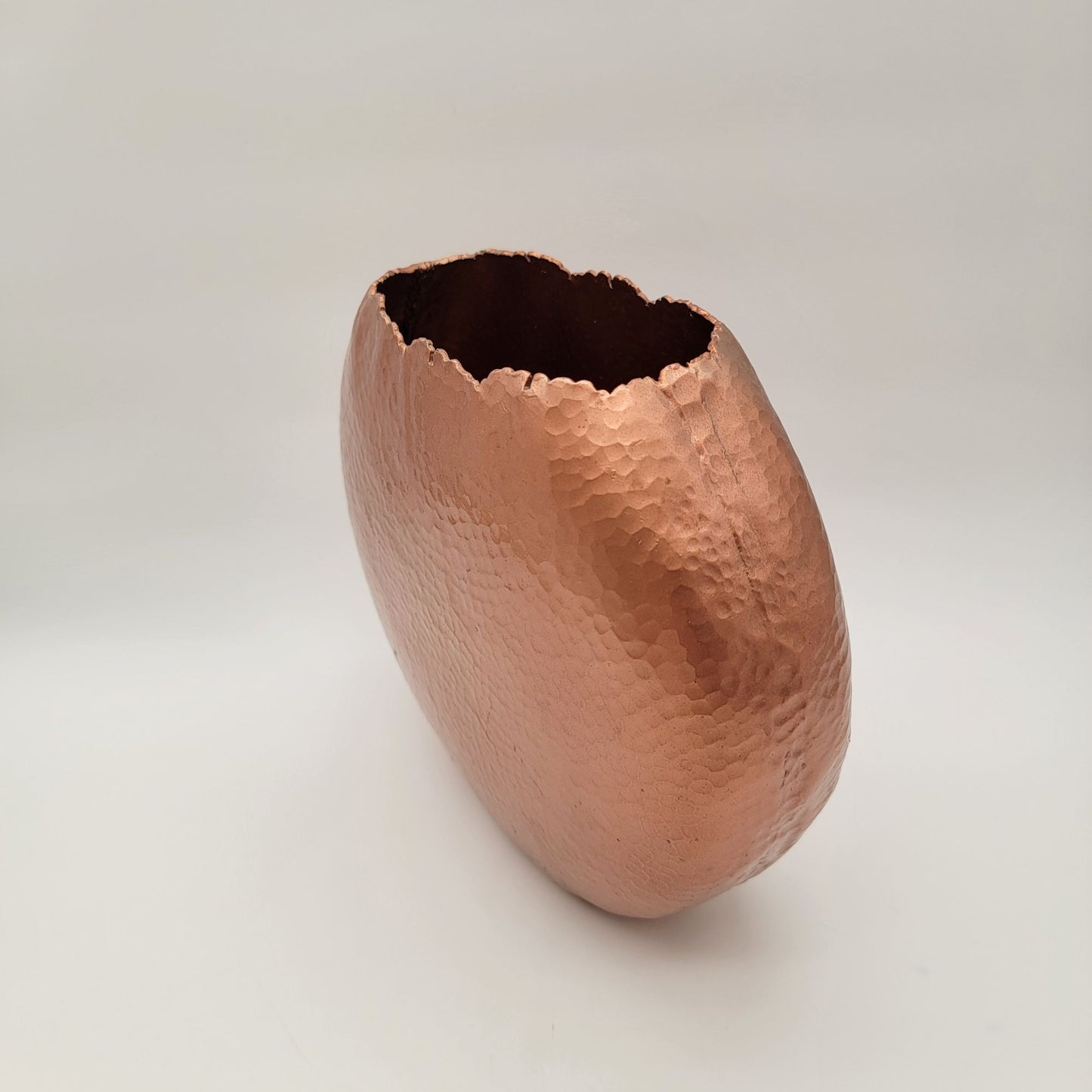 Deb Lilly Design Hammered Copper Metal Vase