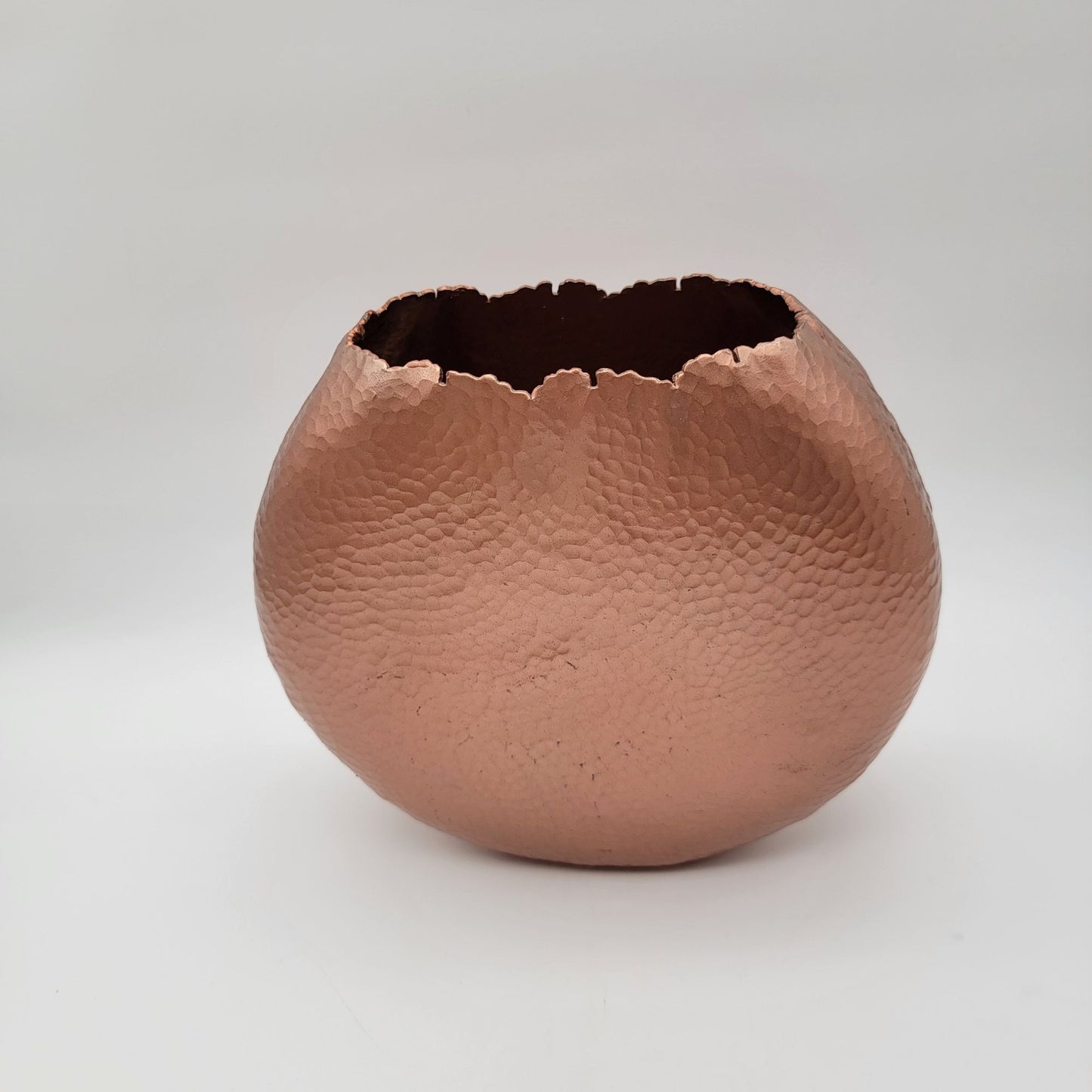Deb Lilly Design Hammered Copper Metal Vase