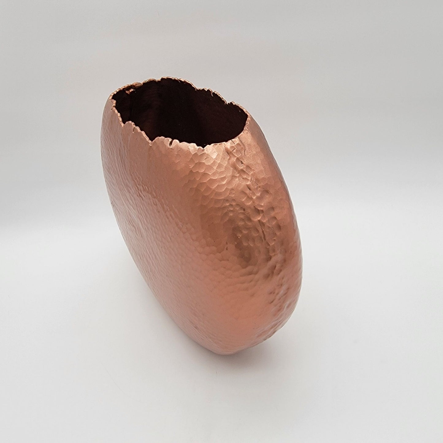 Deb Lilly Design Hammered Copper Metal Vase