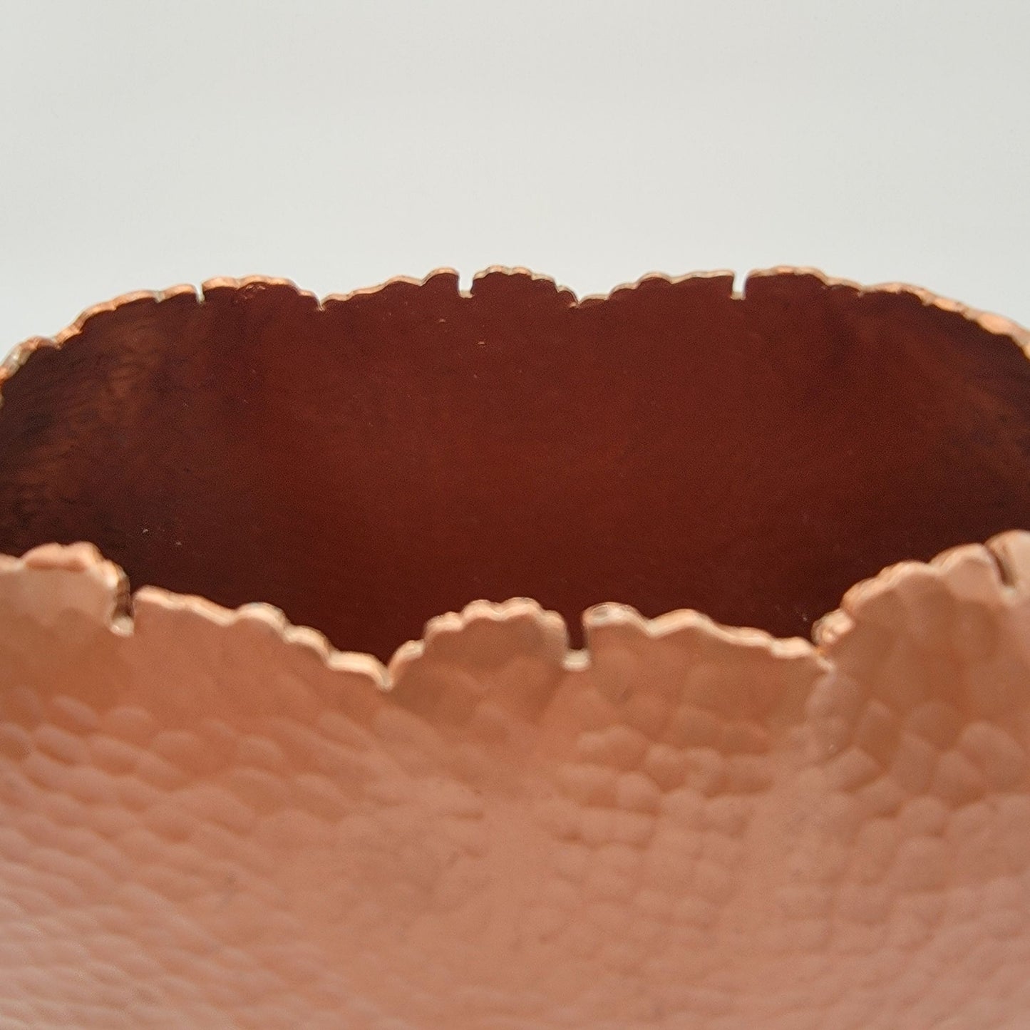 Deb Lilly Design Hammered Copper Metal Vase