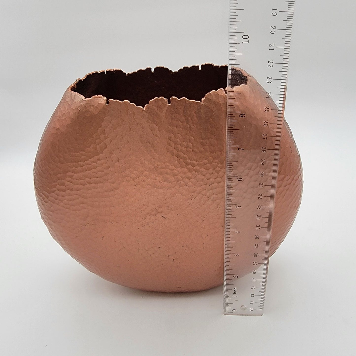 Deb Lilly Design Hammered Copper Metal Vase