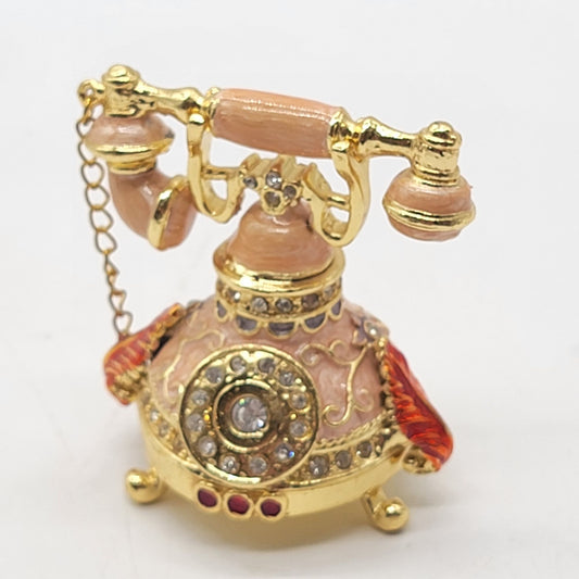 Objet D'Art Bonnie Princess Telephone Trinket Box Artform No. 01