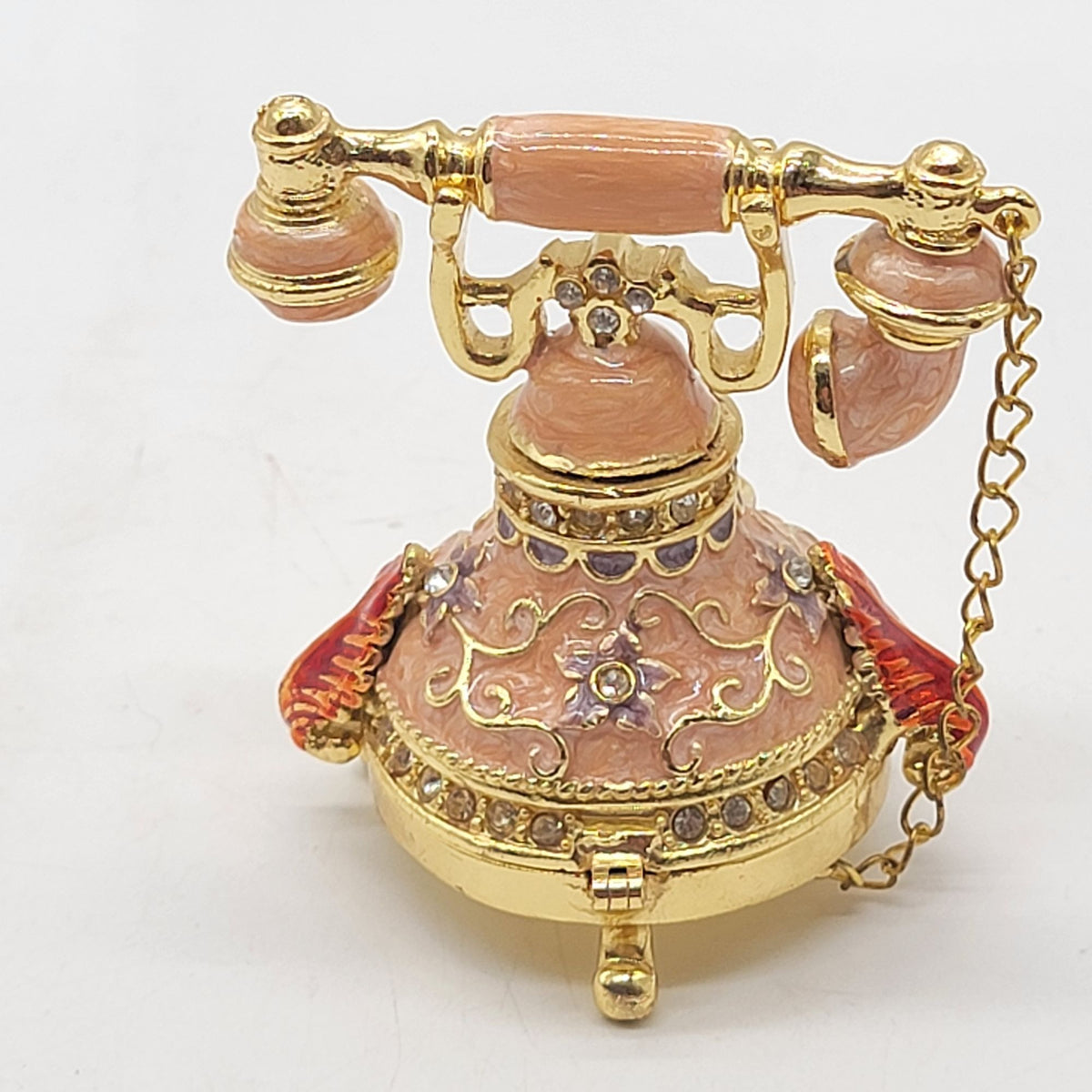 Objet D'Art Bonnie Princess Telephone Trinket Box Artform No. 01