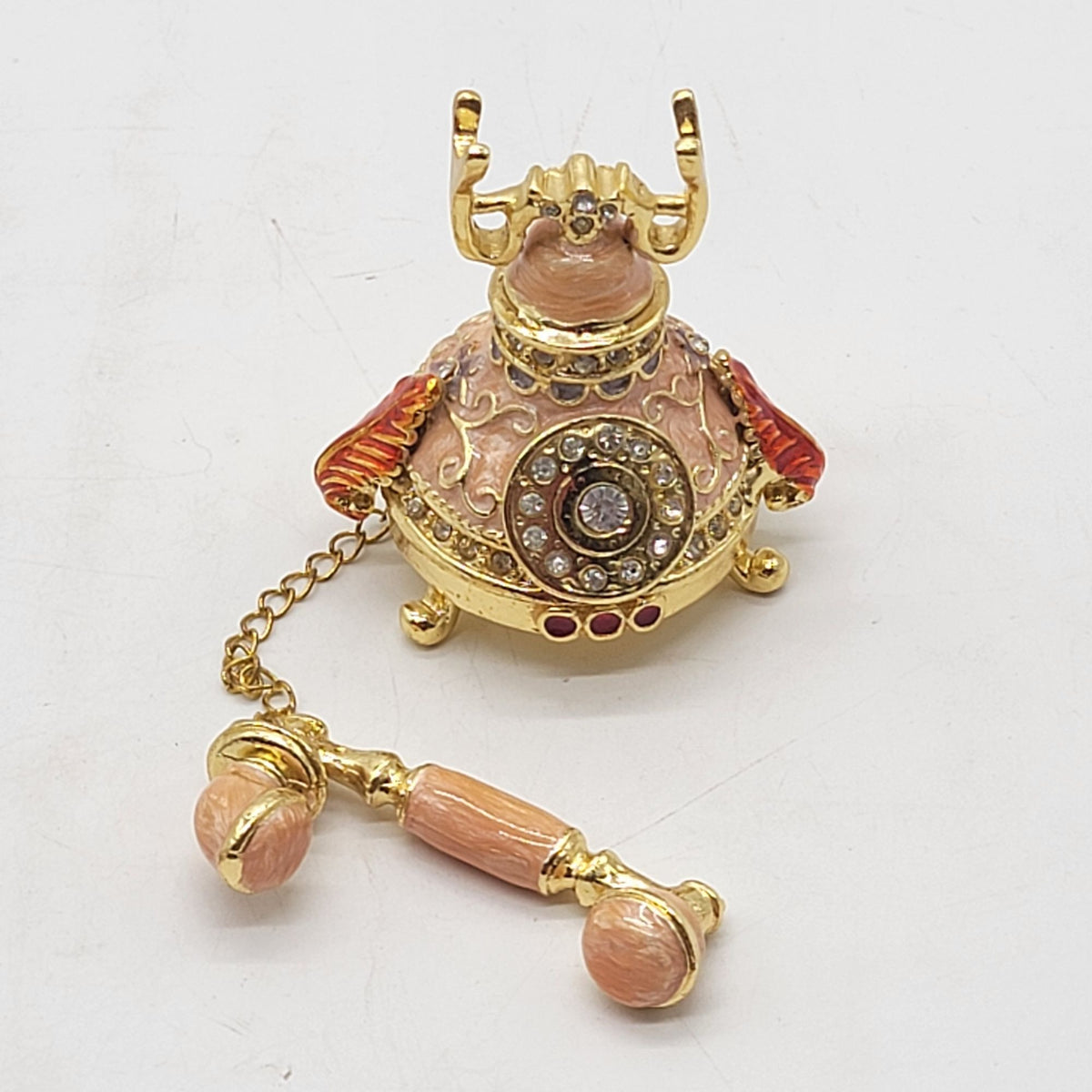 Objet D'Art Bonnie Princess Telephone Trinket Box Artform No. 01