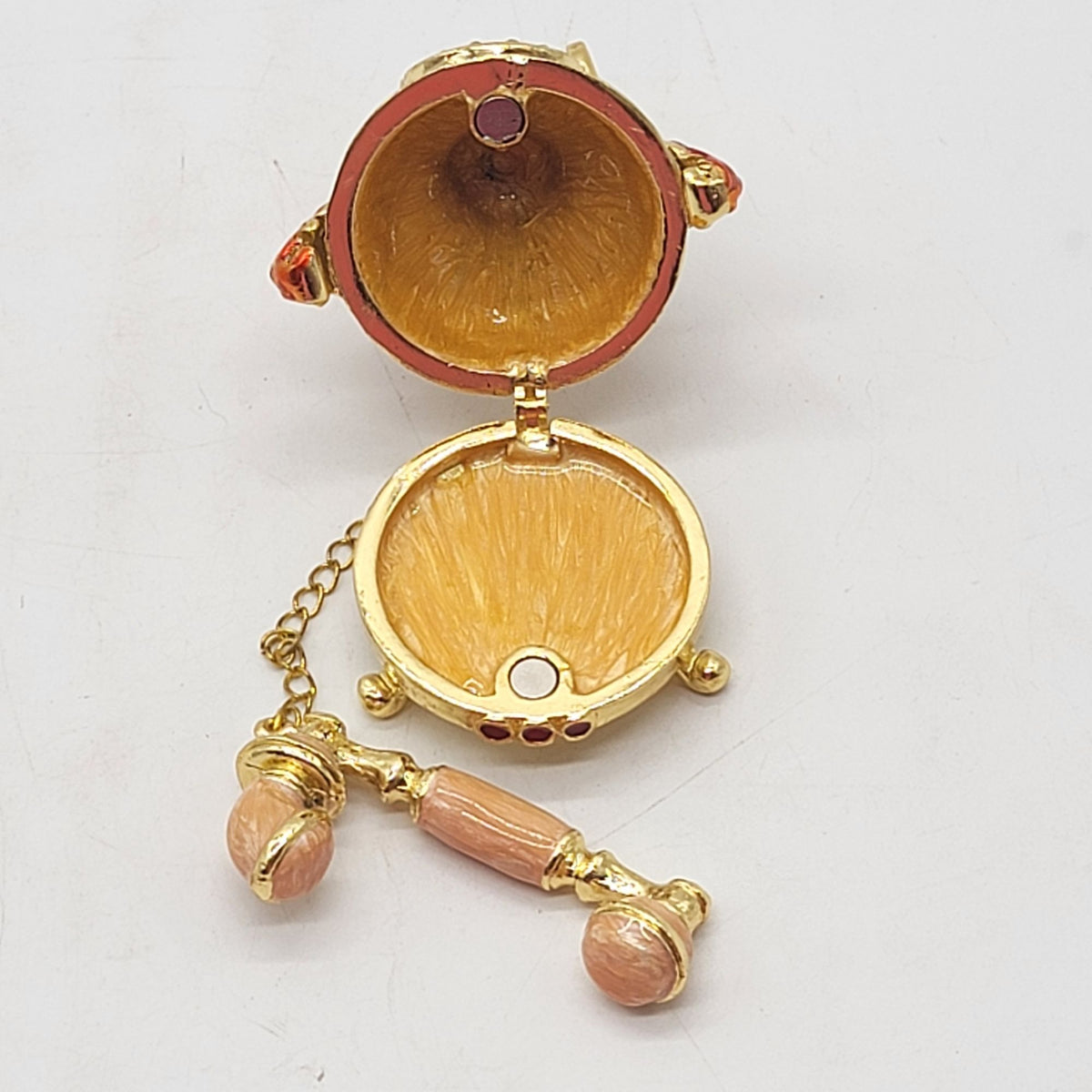 Objet D'Art Bonnie Princess Telephone Trinket Box Artform No. 01