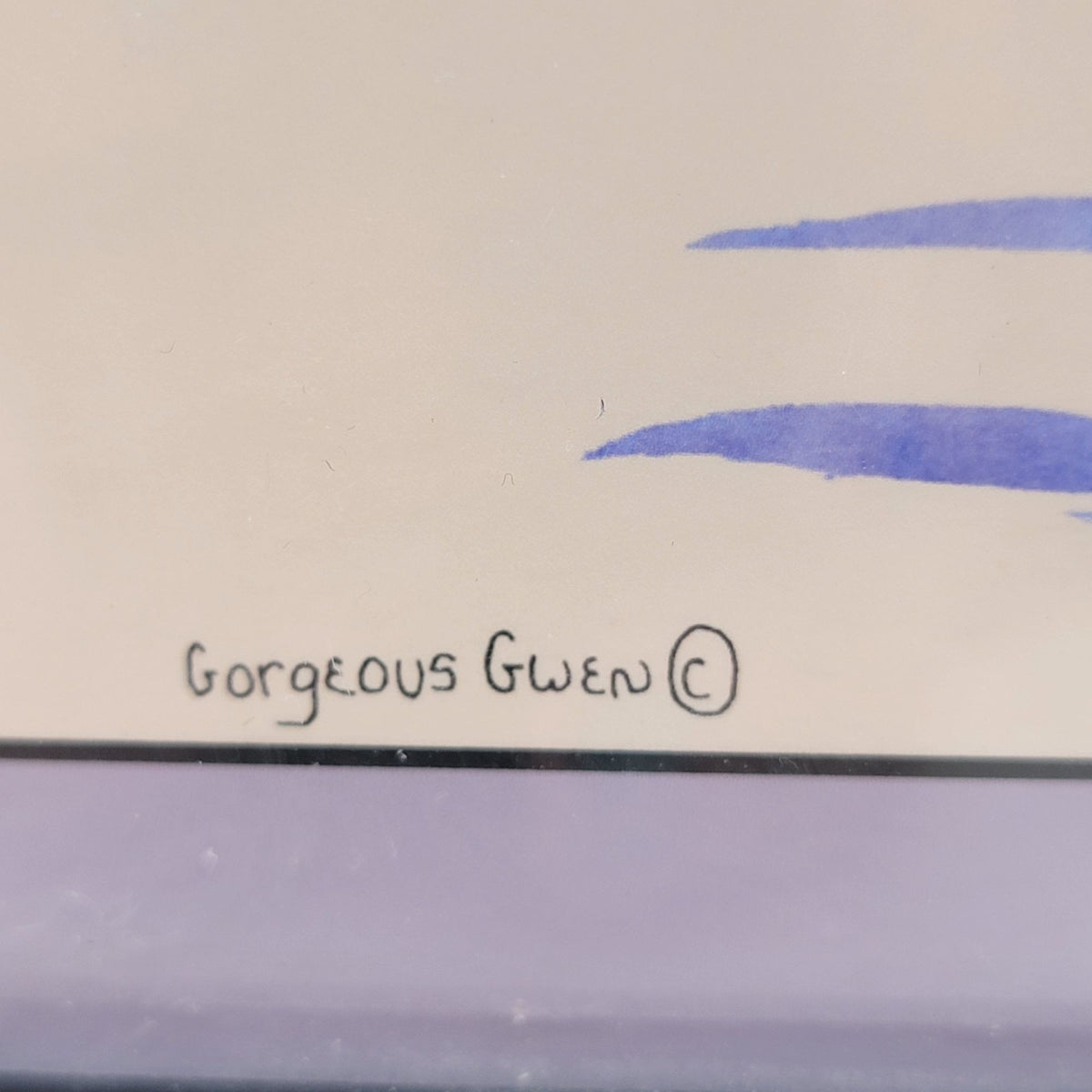 Gorgeous Gwen Cat Art Print What Part of Meow...