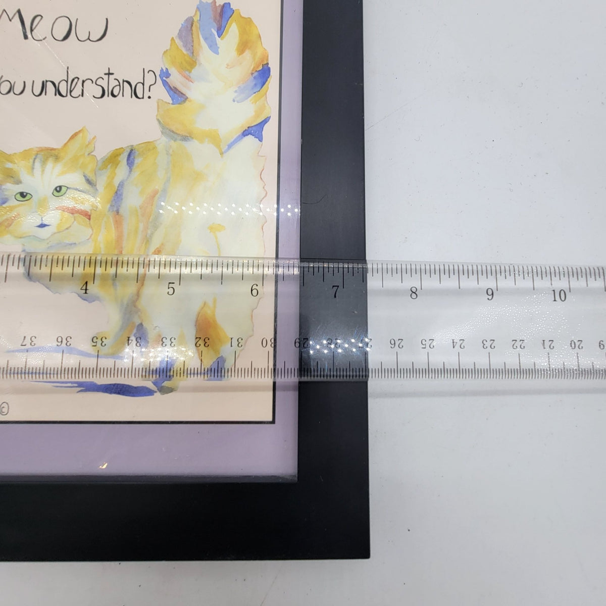 Gorgeous Gwen Cat Art Print What Part of Meow...
